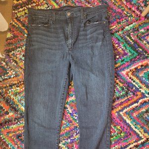 Joe's high rise skinny ankle